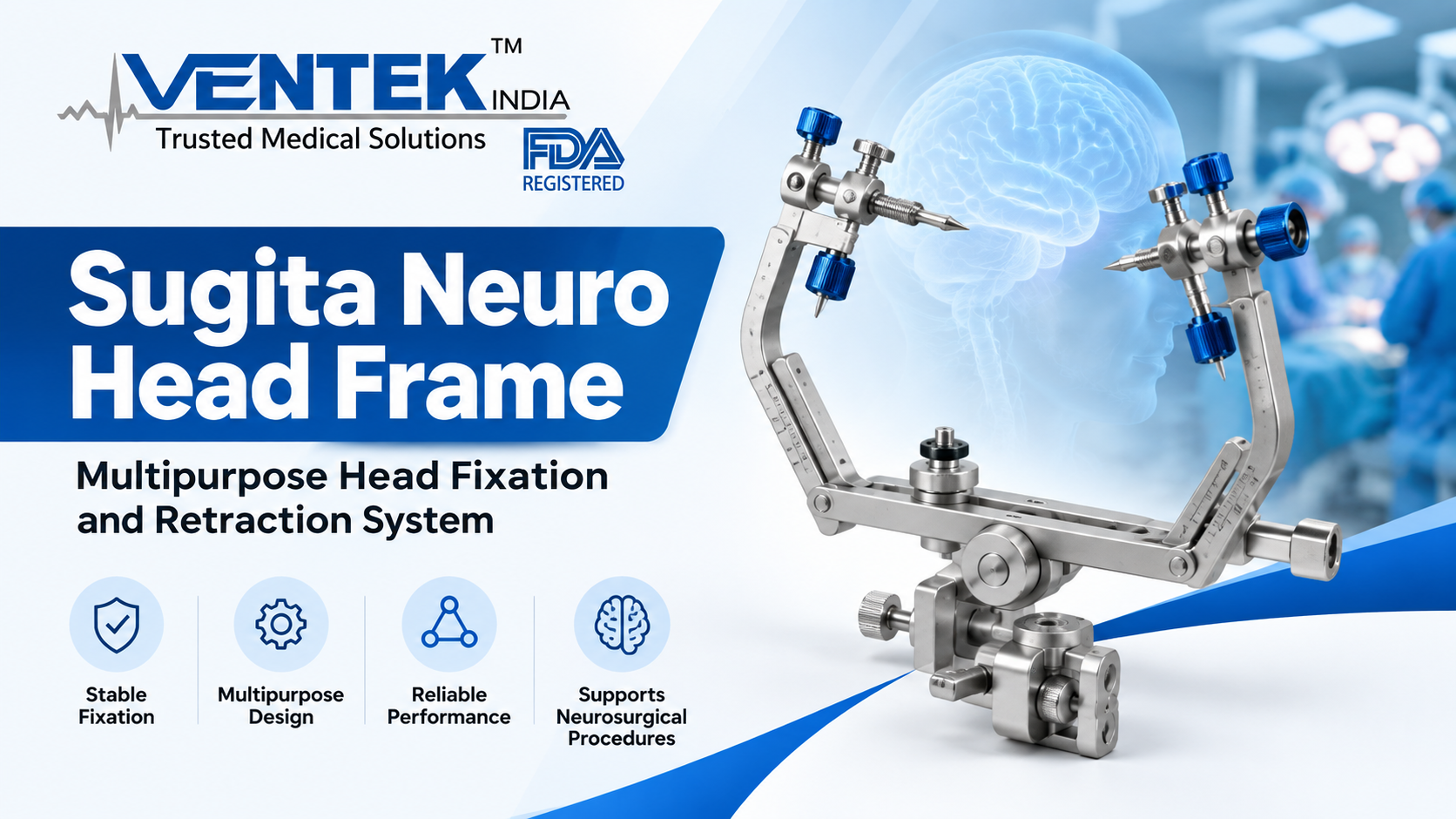 Sugita neuro head frame